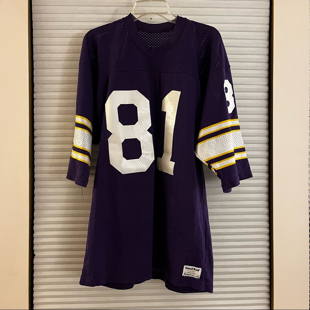 Large Viking’s Jersey No. 81 Anthony Carter